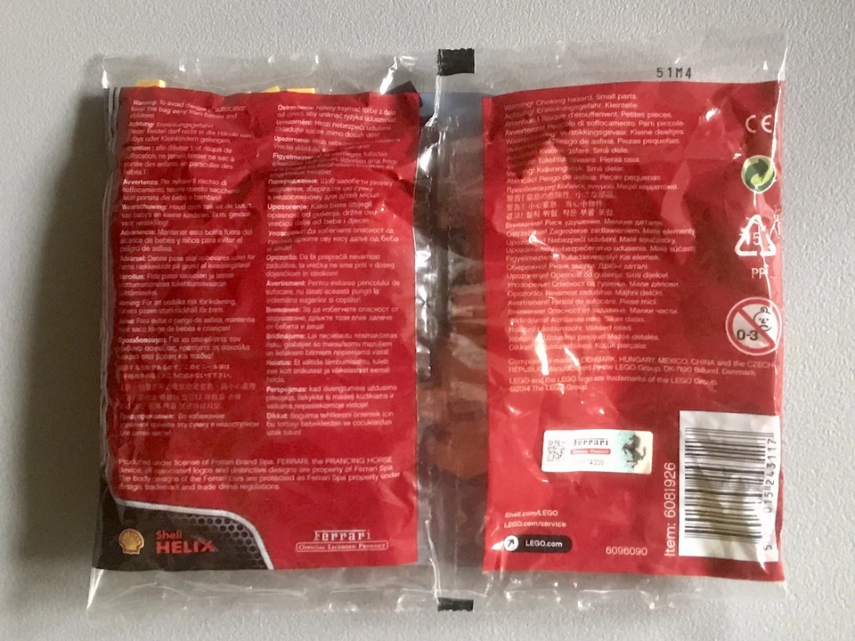 🇮🇹LEGO Racers Ferrari 40193. Shell V-Power. - 512 S -. Année 2014. - Photo 3/4