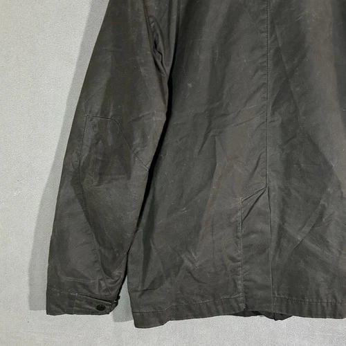 Vollebak Planet Earth Jacket Medium Black Waxed Cotton Beeswax Utility Coat image 18