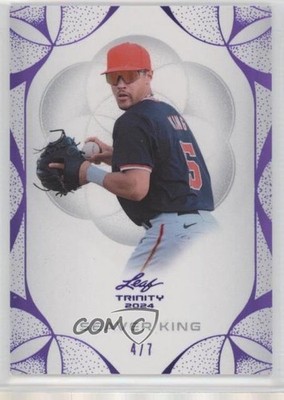 2024 Leaf Trinity Purple 4/7 Seaver King #169 1n8m