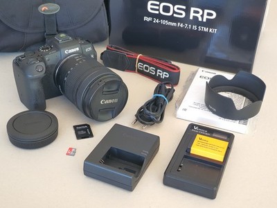 Canon EOS RP 26,2 MP + Canon RF24-105 + Akku + Streulichtblende + Zubehörpaket