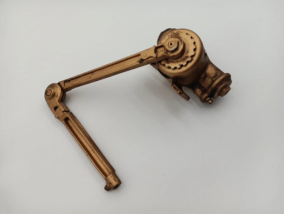 VTG Lockwood Pot Belly Industrial Door Closer Antique Decor Gold - Image 3 of 4