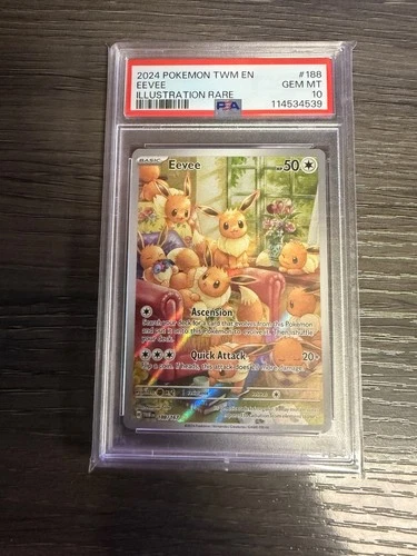 Pokemon Eevee 188 PSA 10 GEM MINT
