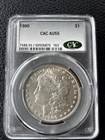 1900 $1 Morgan Silver Dollar CAC!! AU55!! NO RESERVE!!