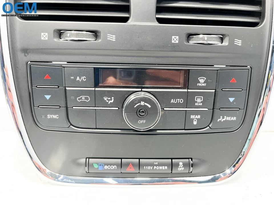 2011-2016 CARAVANA TEMPERATURA CLIMÁTICA AIRE CLIMATIZACIÓN PANEL DE CONTROL TÉRMICO 55111236AH OEM Foto 2 de 4