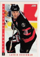 1993-94 Score #289 Laurie Boschman Ottawa Senators