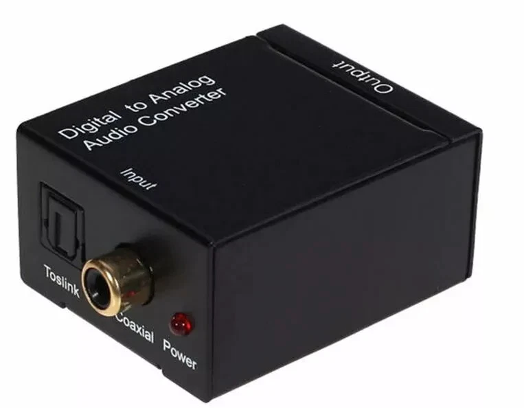 Convertitore audio digitale ottico spdif analogico RCA toslink adattatore cavos - Immagine 3 di 4