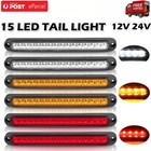 <!--F#f_0-->15 LED Tail Lights Brake Indicator Reverse Slim Strip RV Trailer Lights UTE STOP<!--F/-->