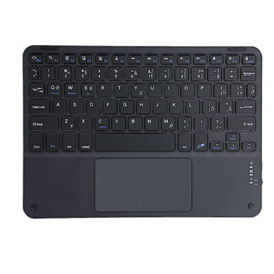 10'' Tastatur Kabellos Deutsch QWERTZ Keyboard mit Maus für IOS Android PC Tablet