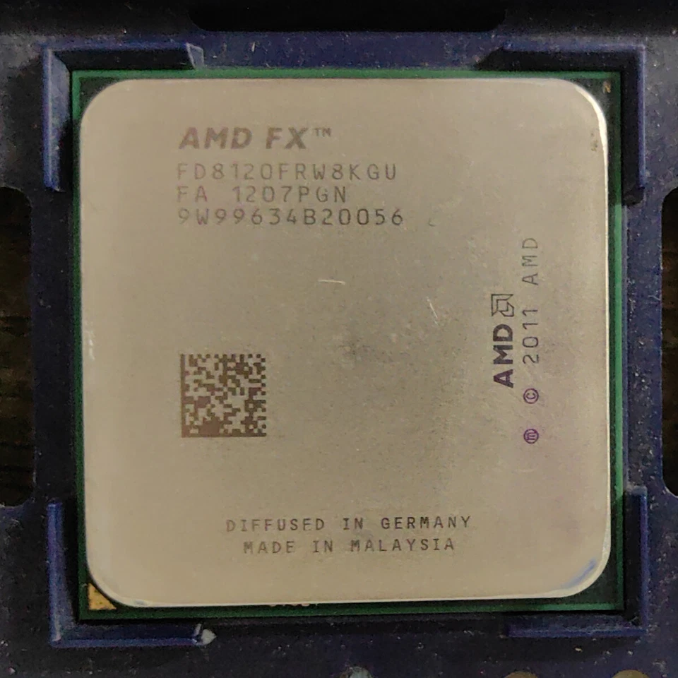 AMD FX-8120 CPU FD8120FRW8KGU Octa-Core 3.1GHz 8MB 125W Socket AM3+ Processor - Image 2 of 3