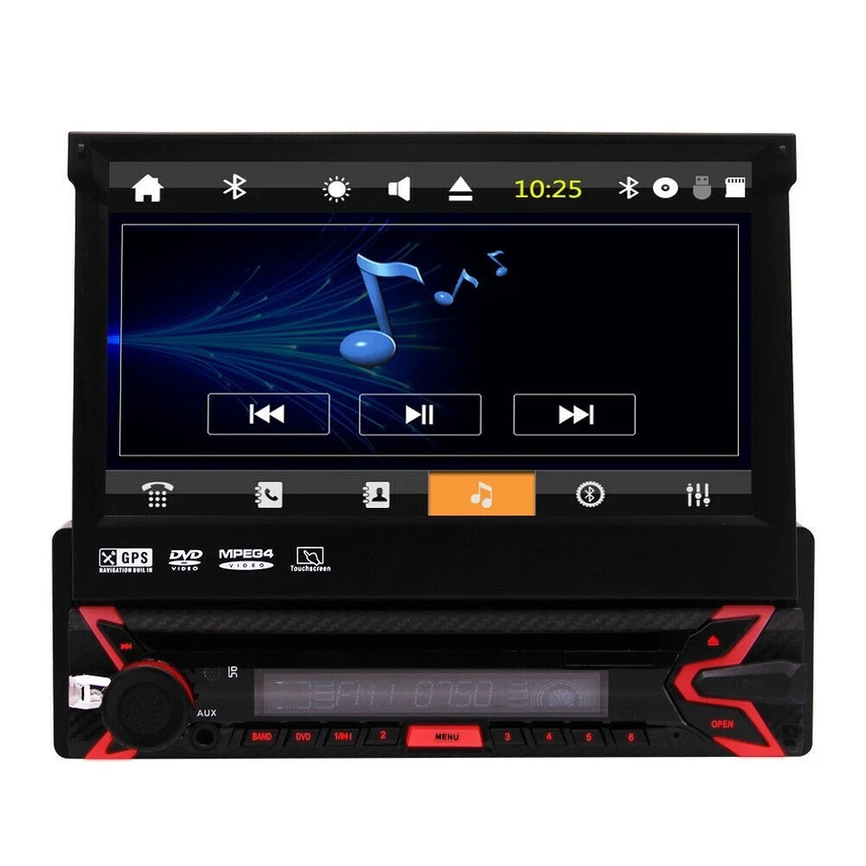 Autoradio 1 Din 7 Pollici Schermo Touch Auto Bluetooth Universale - Immagine 3 di 4