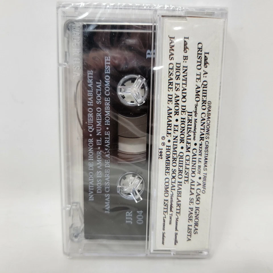 TONY SAUCEDA FIDENCIO AYALA QUIERO CANTAR LATIN SPANISH CHRISTIAN CASSETTE TAPE - Image 2 of 2