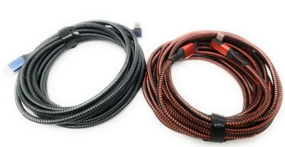 TNE 2 Pack 16ft Link Cable for Meta Quest 2/3 VR Type C-A PC Gaming & Charging Cord