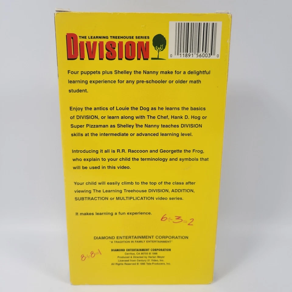 The Learning Treehouse Series Division Fun Educational Math Live Action Puppets - Image 2 of 4