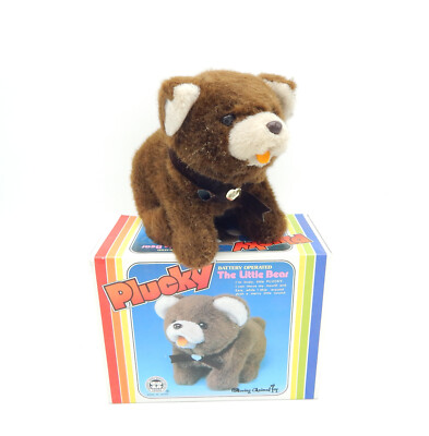 Plucky The little Bear - läuft - mit Sound - batteriebetrieben - ca. 20 cm - NEU