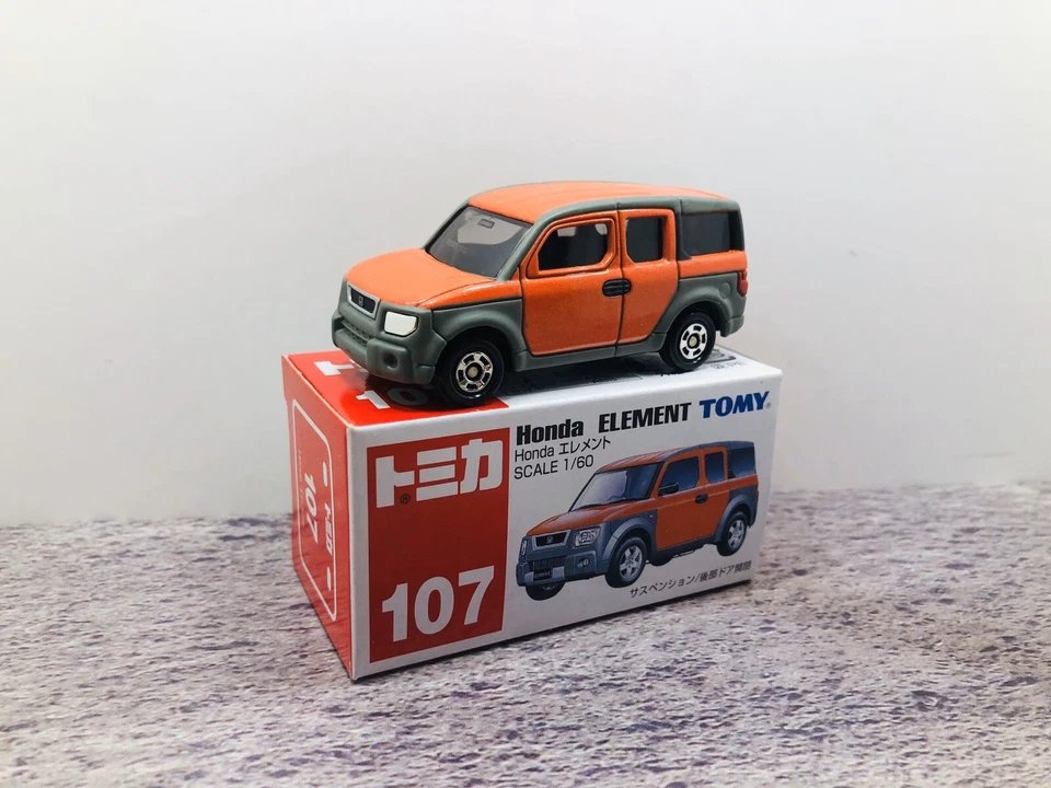 Tomica Honda Element naranja importación de Japón Foto 3 de 4