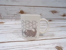 Vintage Trio Of Puppies Toy Robot Bones Coffee Tea Mug Paws Dogs 10 oz