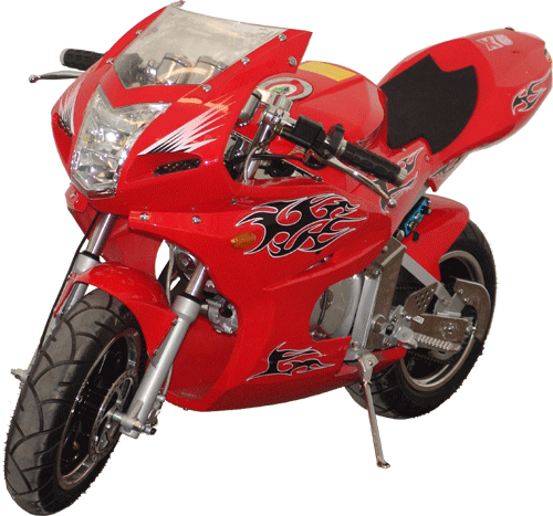 Volante motor 2 tiempos AB 49CC X-1,X-2,X-8 BICICLETA DE BOLSILLO OJO DE GATO, APC CHOPPER - Imagen 6 de 7