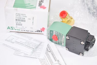 NEW ASCO Red-Hat Solenoid Valve JKH8210G073 3/8'' Pipe 60Hz 6.1 Watts 
