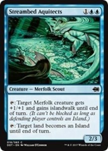Streambed Aquitects x4 - Duel Decks: Merfolk vs Goblins - NM-Mint, English - Due