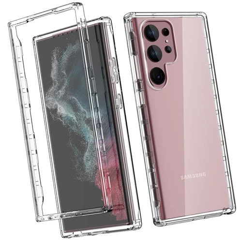 For Samsung S24 Ultra Galaxy S24ultra Case Full Body Clear TPU Gel Phone Cover