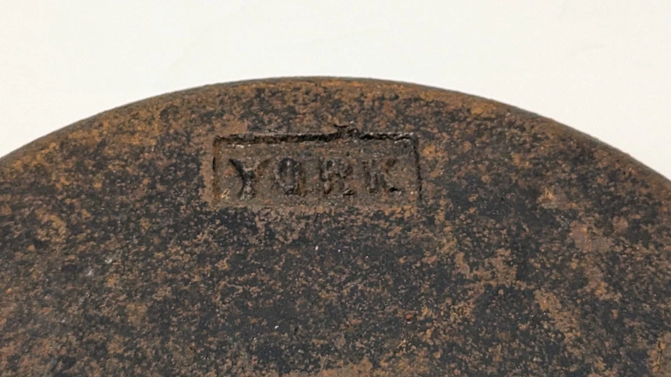 ++ Par de placas de panqueques estándar York vintage de 7,5 lb culturismo raras B4 ++ Foto 3 de 4