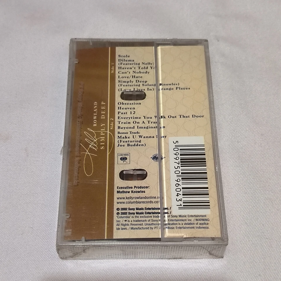 Kelly Rowland - Simply Deep 2002 original indonesia tapes brand new RARE - Image 2 of 4