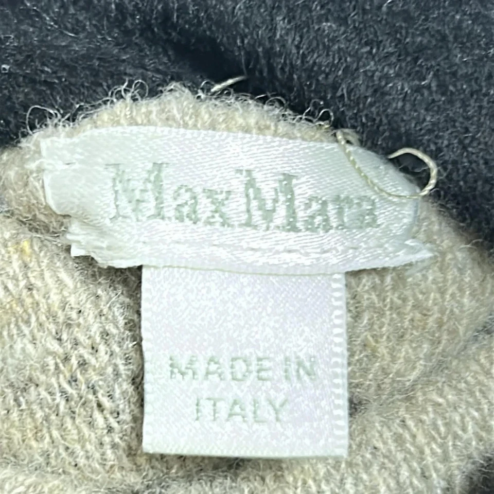 Auth Max Mara - Black Lamb Leather Women's Gloves - Image 4 of 4