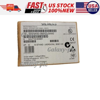 New Siemens 6SE6400-0BP00-0AA0 6SE64000BP000AA0 BASIC OPERATOR PANEL