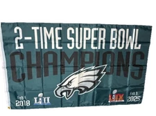 Philadelphia Eagles Super Bowl Champions  Flag Banner 3*5