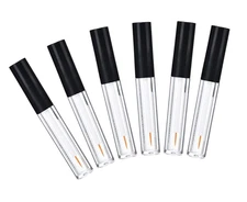 6Pcs 2ML Empty Clear Plastic Eyeliner Tube Container Mascara Bottles Makeup Eyel