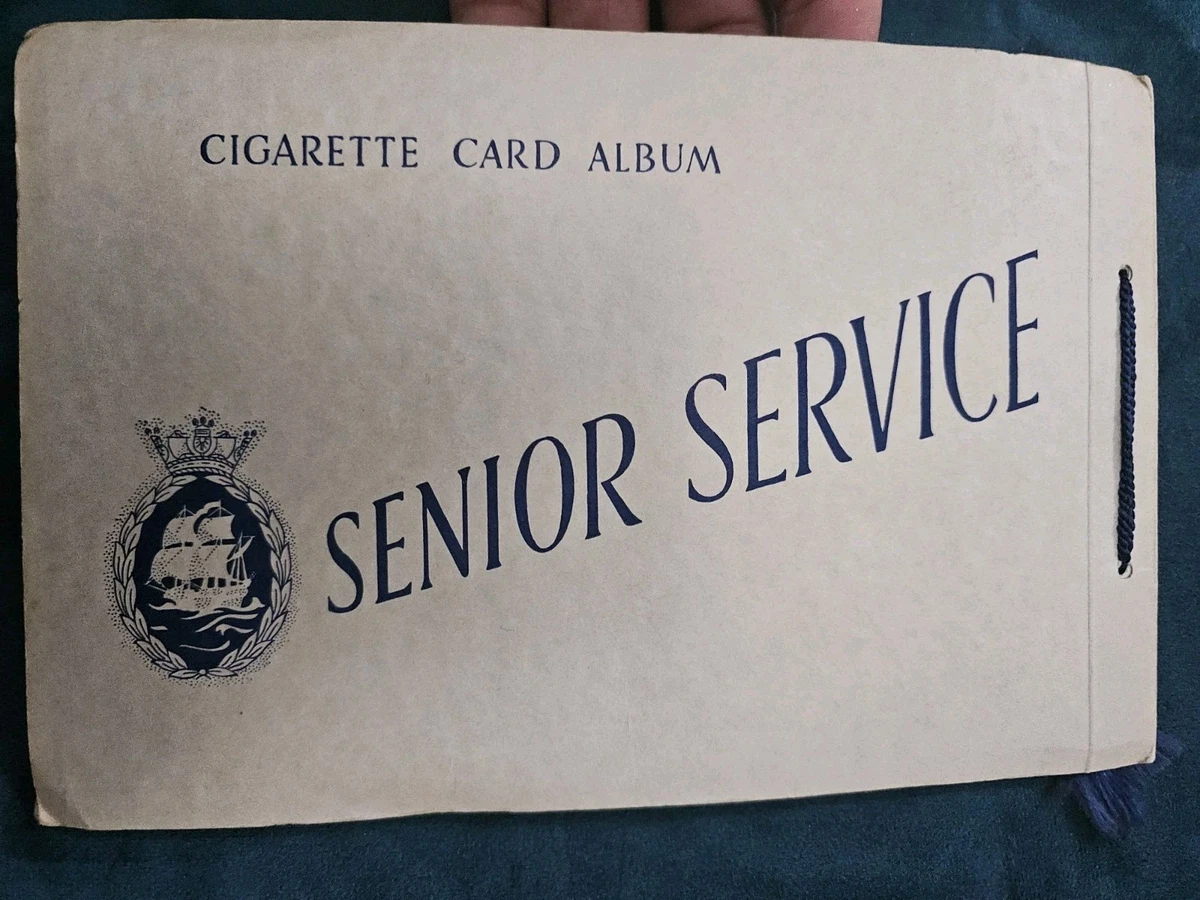 Complete/Full Sets In Official Album Collectable Senior Service &  Pattreiouex Cigarette Cards for sale