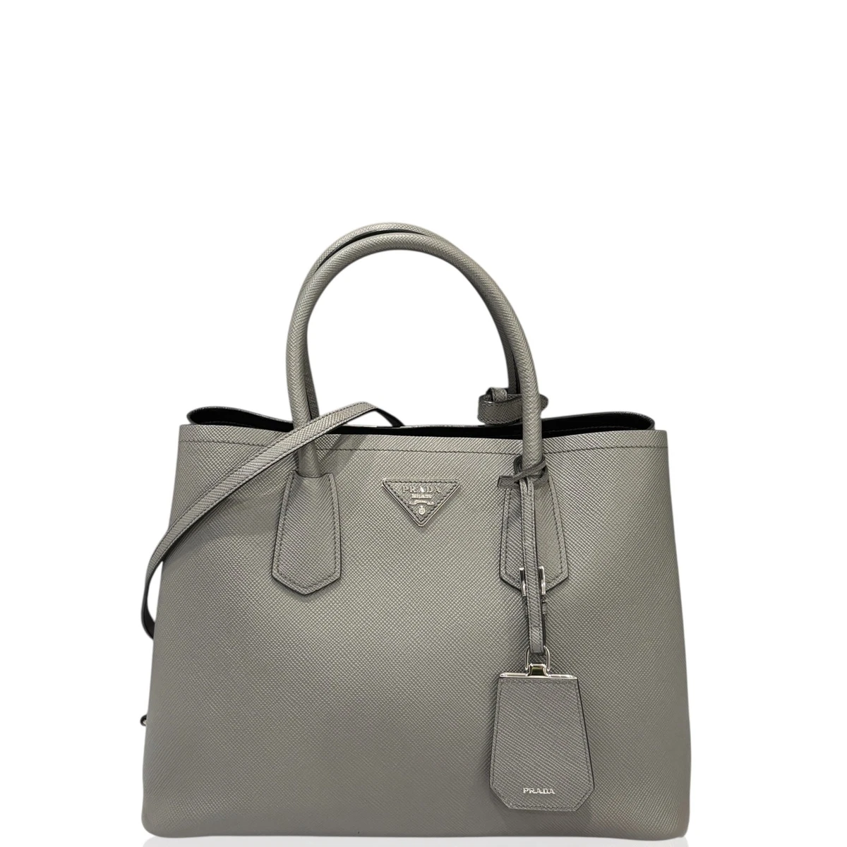 PRADA Totes Gray Bags & Handbags for Women for sale | eBay