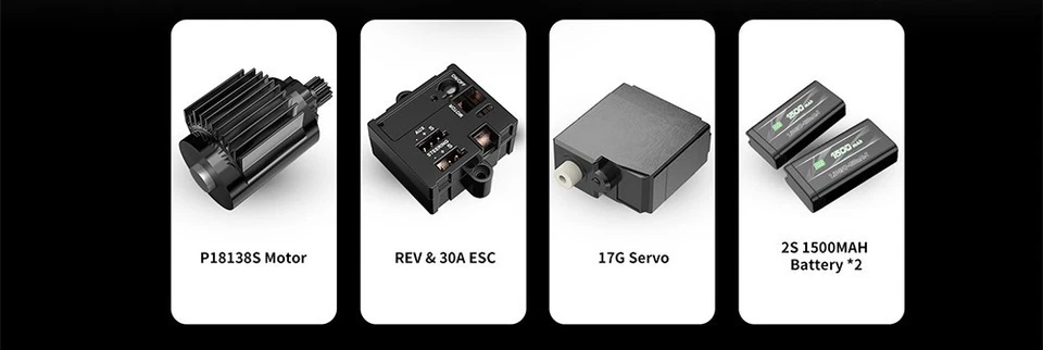 Mei Jiaxin MJX Cross-Border 18208 Brushed 1:18 Car with Independent ESC, 17KG Di - Image 3 of 4