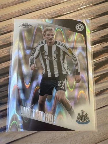 2025-26 Topps Chrome UEFA Club Competitions #68 Nick Woltemade Raywave Refractor