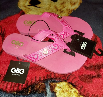 #ad New GBG Los Angeles GUESS Flip Flops Sandals Women#x27;s Sz 6 NWT Pink $9.99