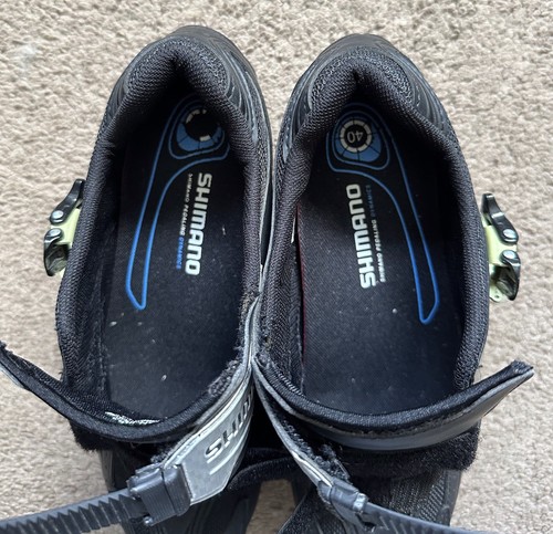 Shimano RT82 Cycling Touring Commuting Shoes SPD size 40 Black - Picture 10 of 10