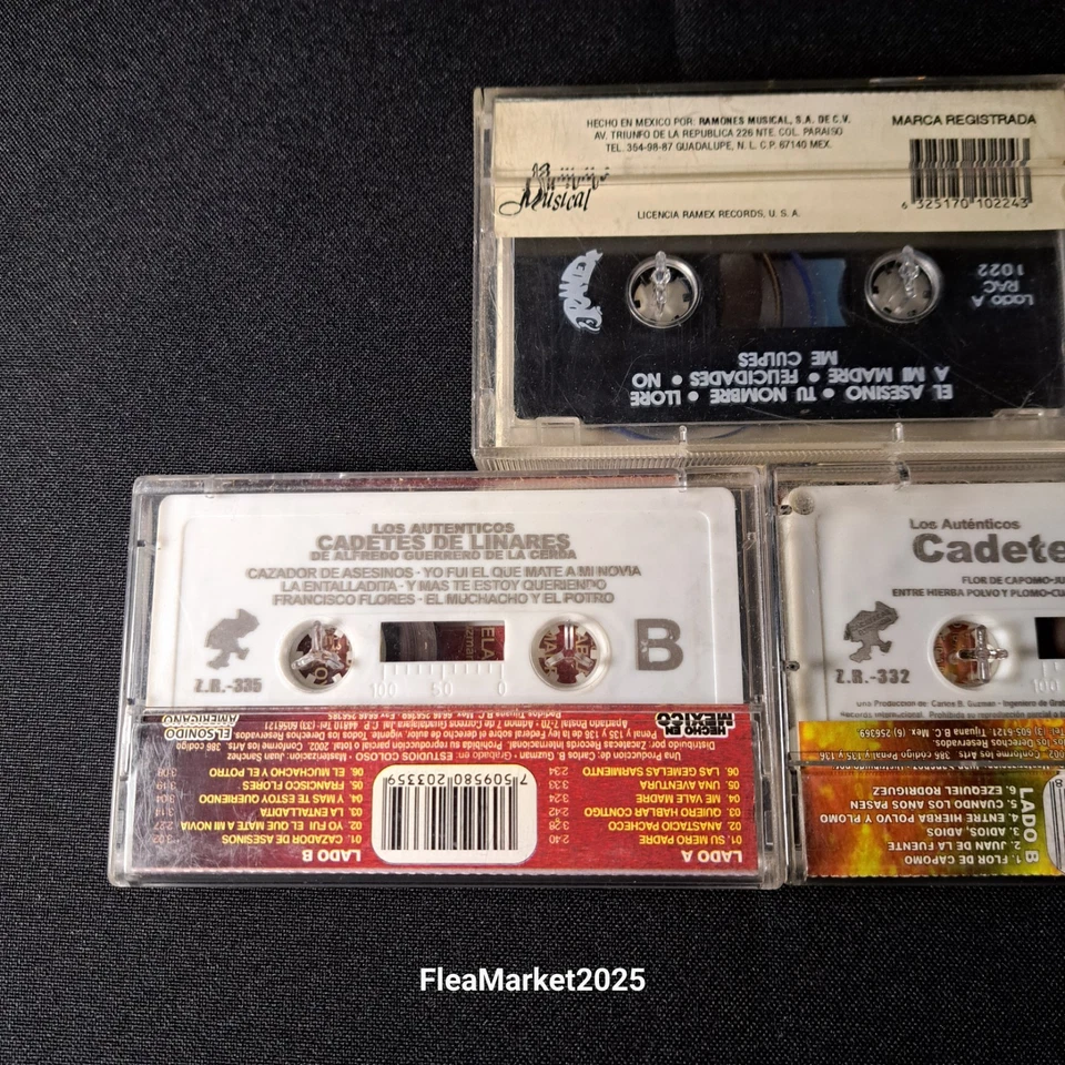 Cadetes De Linares X3 Cassette/ USA Seller / Vintage Authentic - Image 4 of 4
