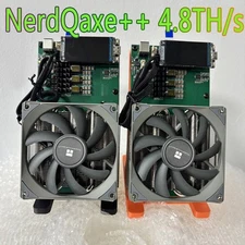 New Bitaxe NerdQaxe++ 4.8TH/s BM1370 Asic Chip 80W 2.4G WiFi Bitcoins Miner