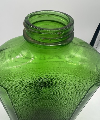 Vintage Green Glass Refrigerator Water Bottle - Picture 6 of 6