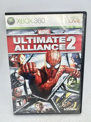 Marvel Ultimate Alliance 2 - Microsoft Xbox 360 Video Game Tested - No Manual