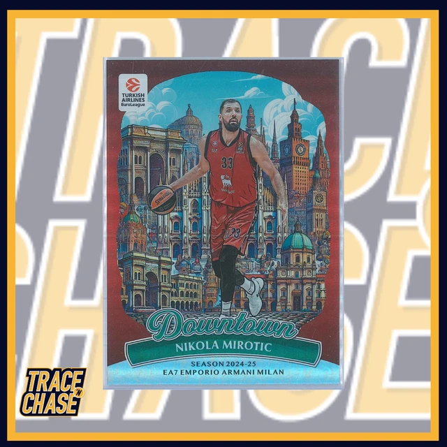 2024-25 Panini Donruss Euroleague Basketball Nikola Mirotic Downtown (SP) #18 B