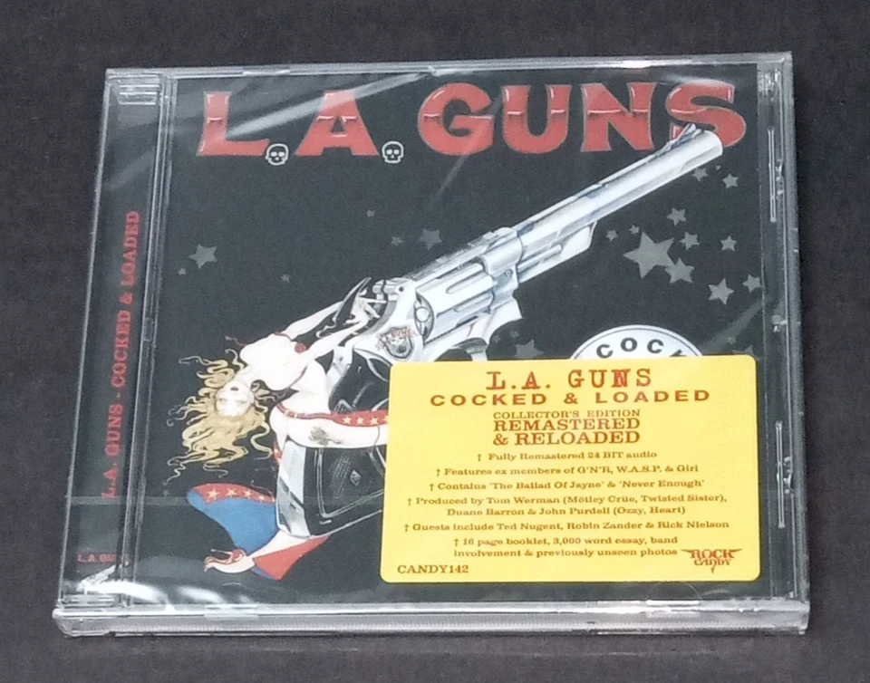 L.A.GUNS CD COCKED & LOADED ROCK CANDY BONUS TRACK - NEW & SEALED - Image 1 of 2