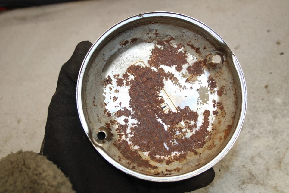 Honda CB750K 750 1976 cuatro puntos placa distribución cubierta X14-2671. ABT Foto 4 de 4