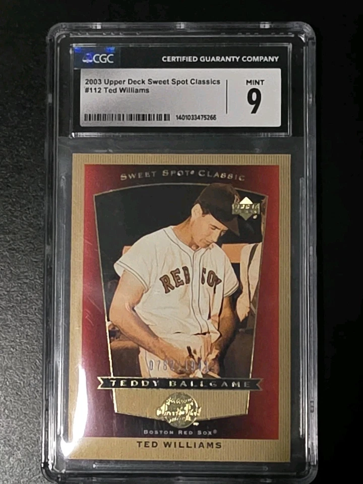 2003 Upper Deck TED WILLIAMS #112 Sweet Spot Classic"Teddy Ballgame"  #782/1941 - Image 3 of 4