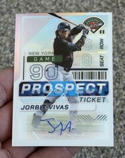 Jorbit Vivas Auto #97 Silver Prizm 2024 Panini Prospect Edition Baseball 