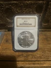 2003 American .999 Silver Eagle NGC MS69 Brown Label