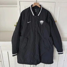 Nike Pitt Panthers Men's Team Black White Baseball Dugout Jacket Size XL