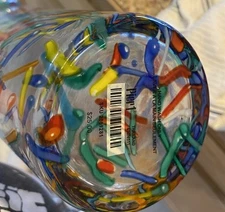 Pier 1 Imports Confetti Striped Pattern 9 Piece Set