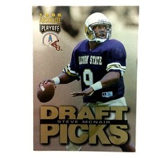 Steve McNair 1995 Playoff Absolute Rookie Card #182 NFL Oilers Alcorn State. rookie card picture