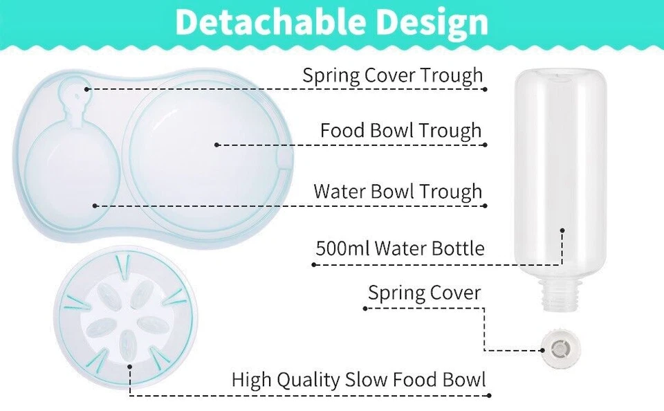 Cat & Dog's Holiday Gift - Auto Refill Water Dispenser & Food Bowl-2DAY Shipping - Image 3 of 4